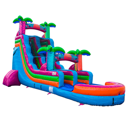 18FT Electric Tropics Single Lane Slide
