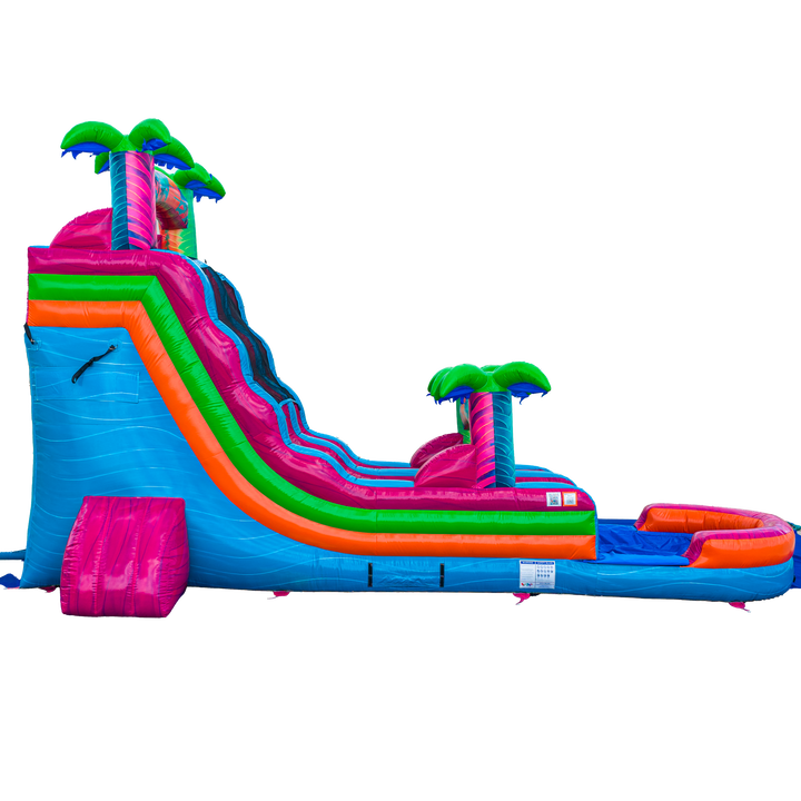 18FT Electric Tropics Single Lane Slide