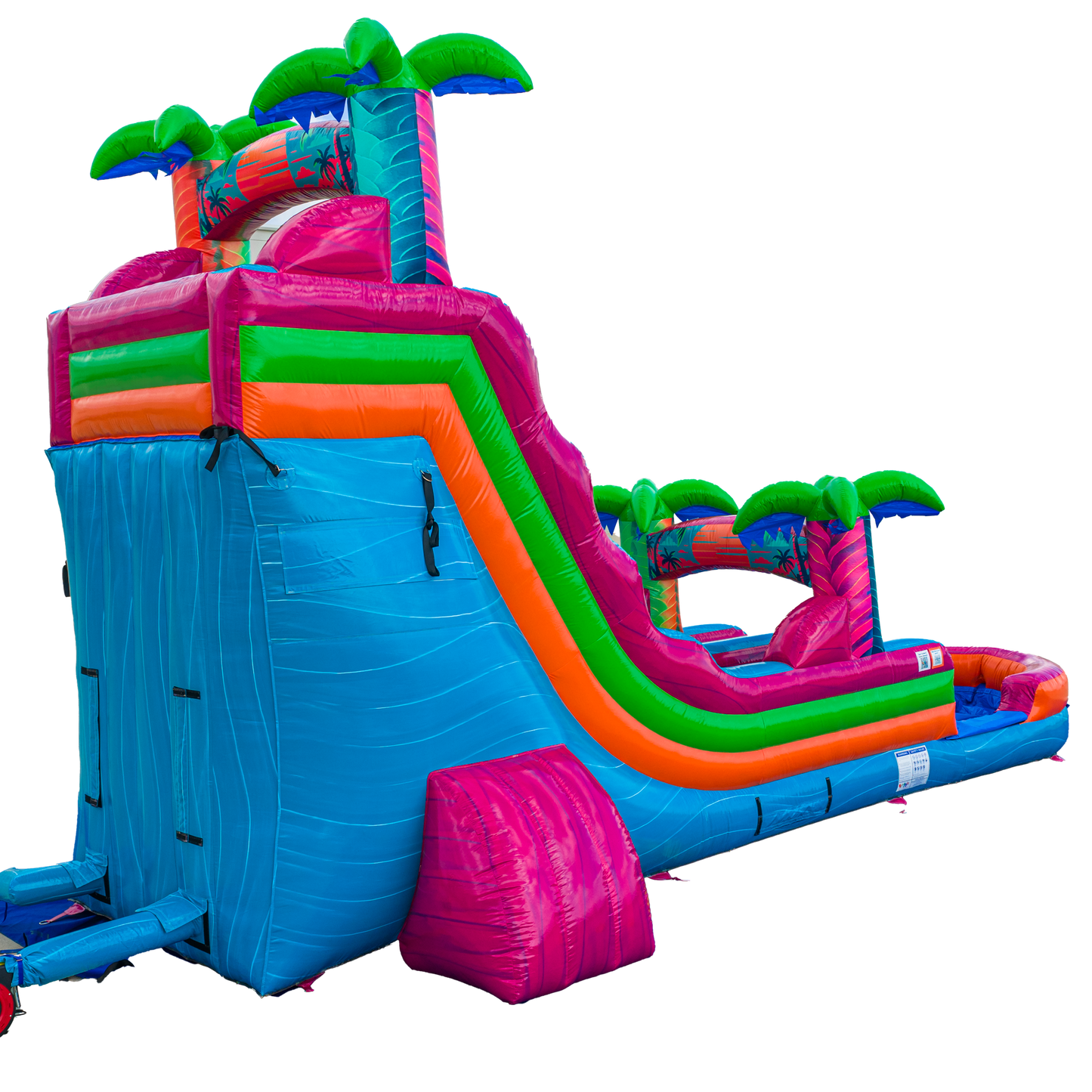 18FT Electric Tropics Single Lane Slide