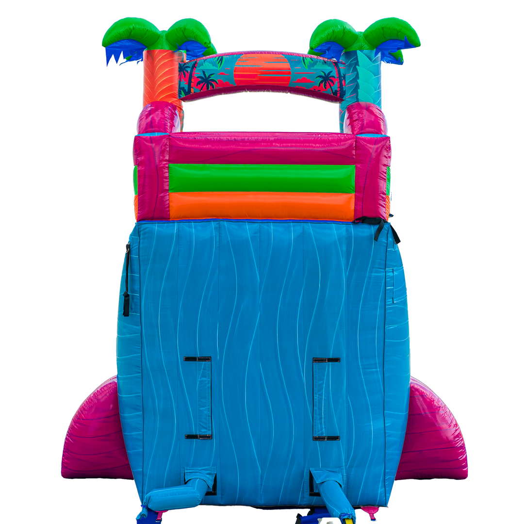 18FT Electric Tropics Single Lane Slide