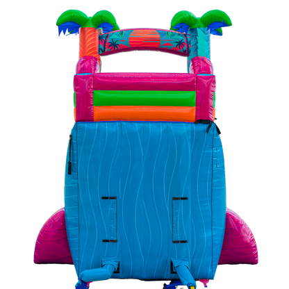 18FT Electric Tropics Single Lane Slide