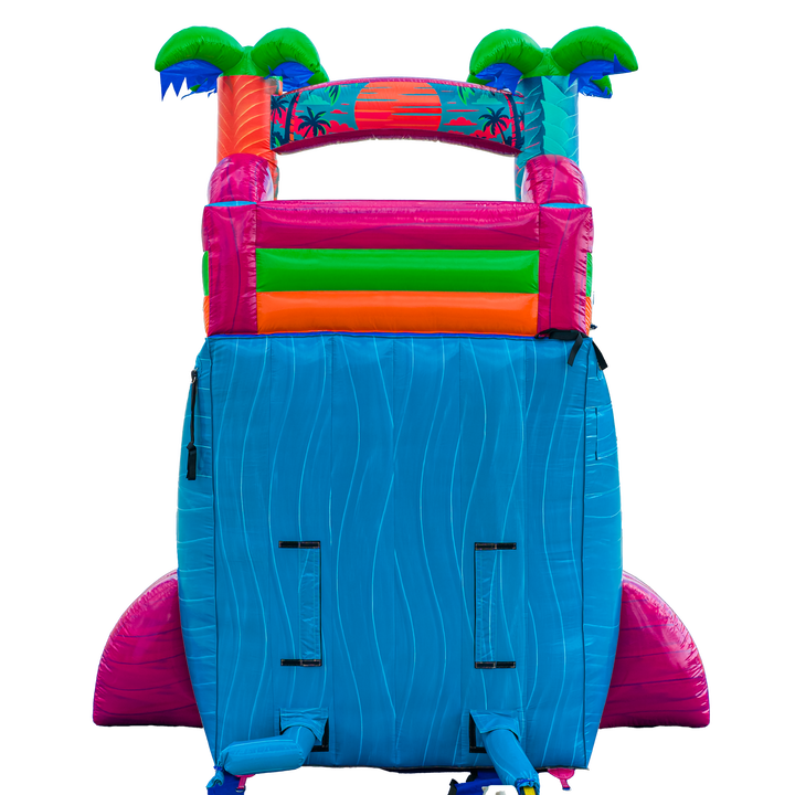 18FT Electric Tropics Single Lane Slide