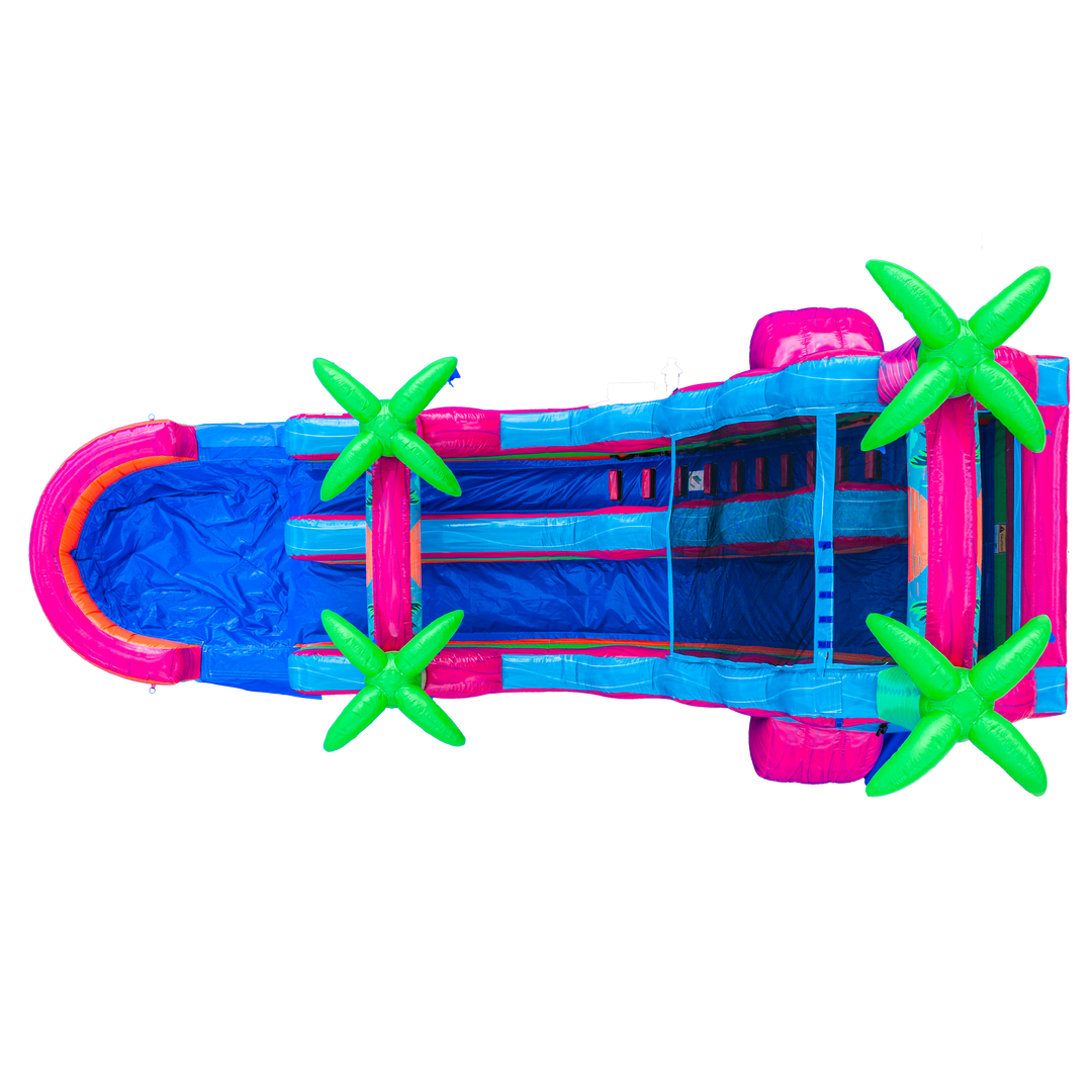 18FT Electric Tropics Single Lane Slide