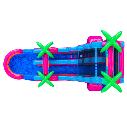 18FT Electric Tropics Single Lane Slide