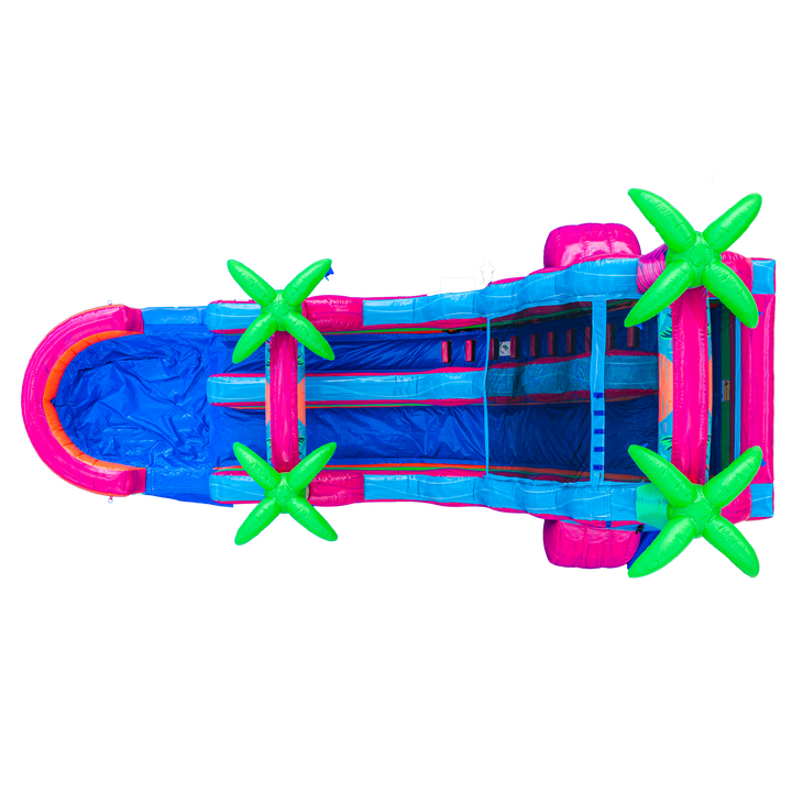 18FT Electric Tropics Single Lane Slide