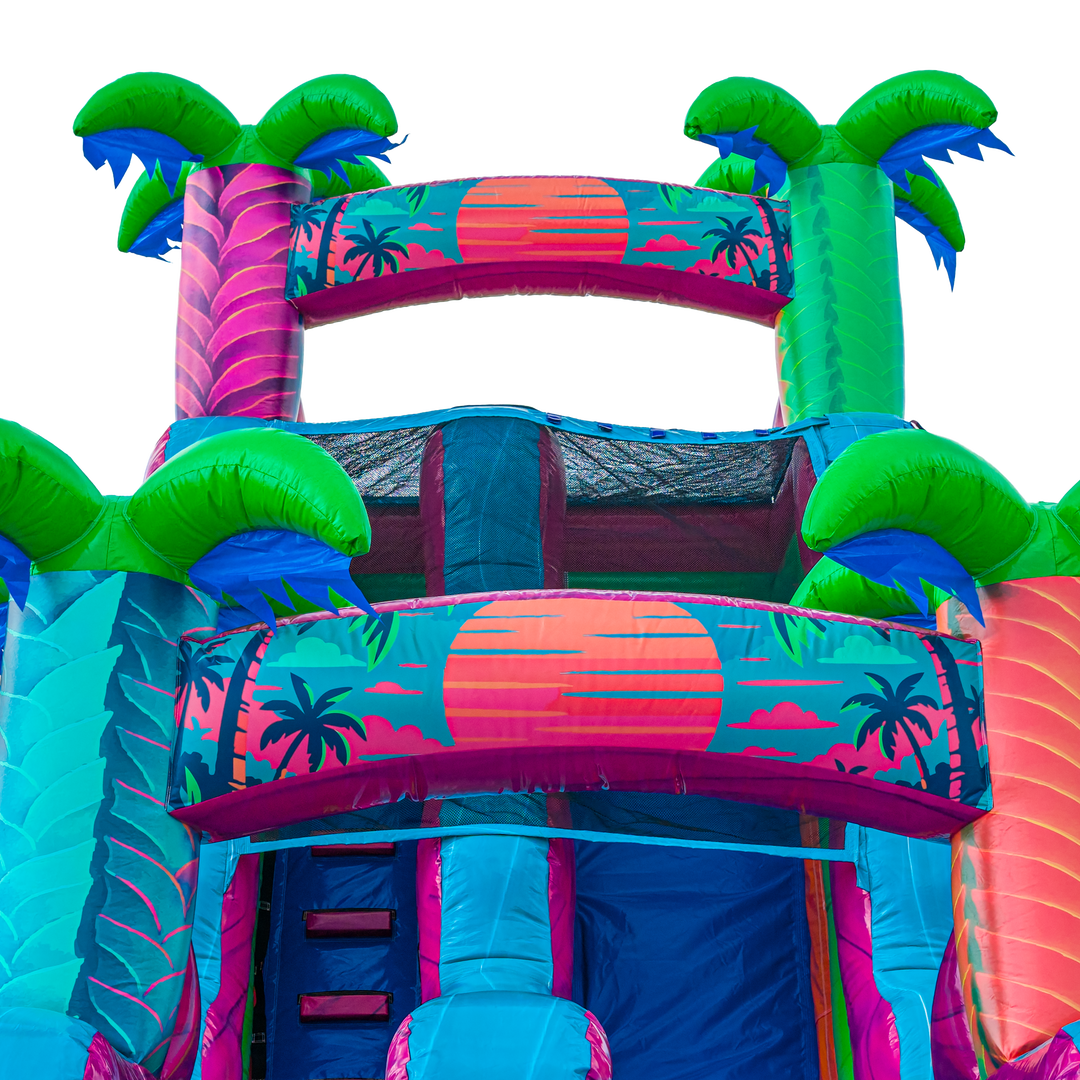 18FT Electric Tropics Single Lane Slide