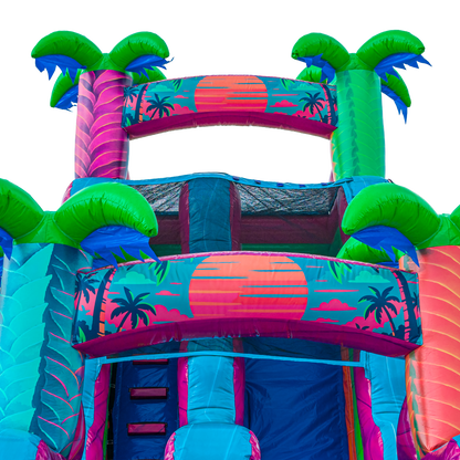18FT Electric Tropics Single Lane Slide