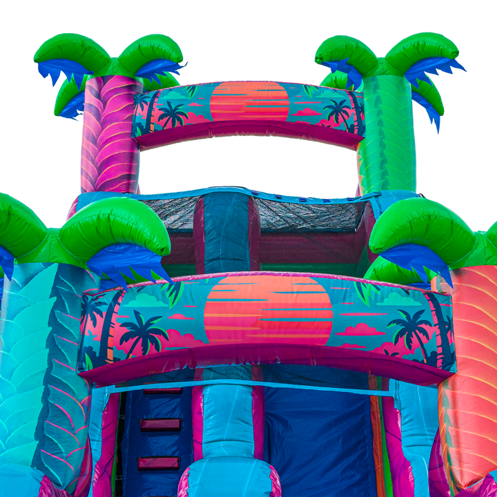 18FT Electric Tropics Single Lane Slide