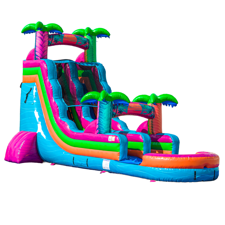 18FT Electric Tropics Single Lane Slide