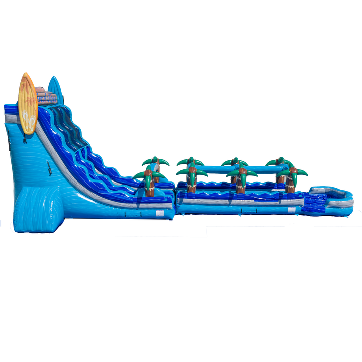 27FT Good Vibes Dual Lane Slide w/Slip n Slide