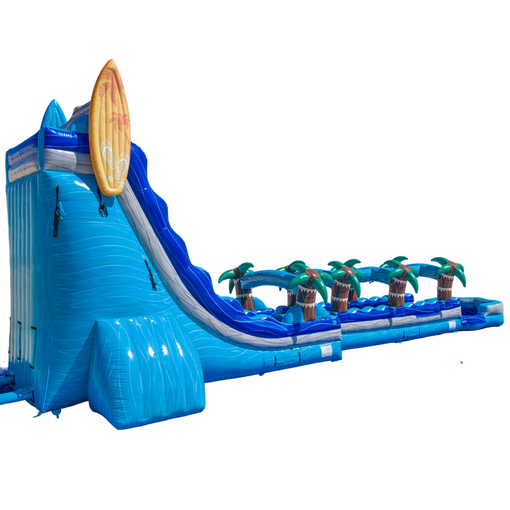 27FT Good Vibes Dual Lane Slide w/Slip n Slide