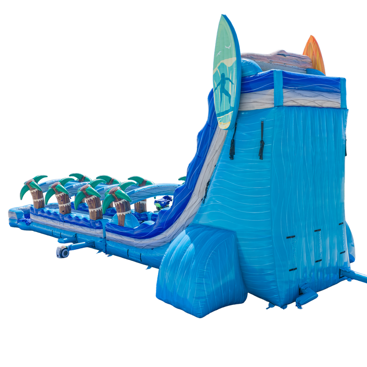 27FT Good Vibes Dual Lane Slide w/Slip n Slide