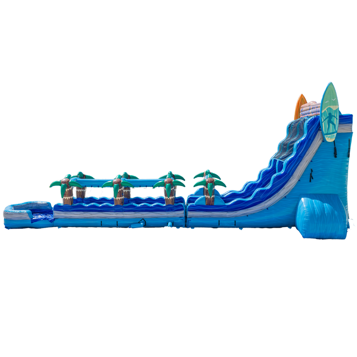 27FT Good Vibes Dual Lane Slide w/Slip n Slide