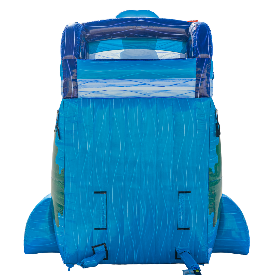 22FT Tiki Tovi Dual Lane Slide w Slip n Slide