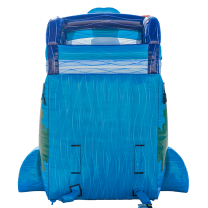 22FT Tiki Tovi Dual Lane Slide w Slip n Slide