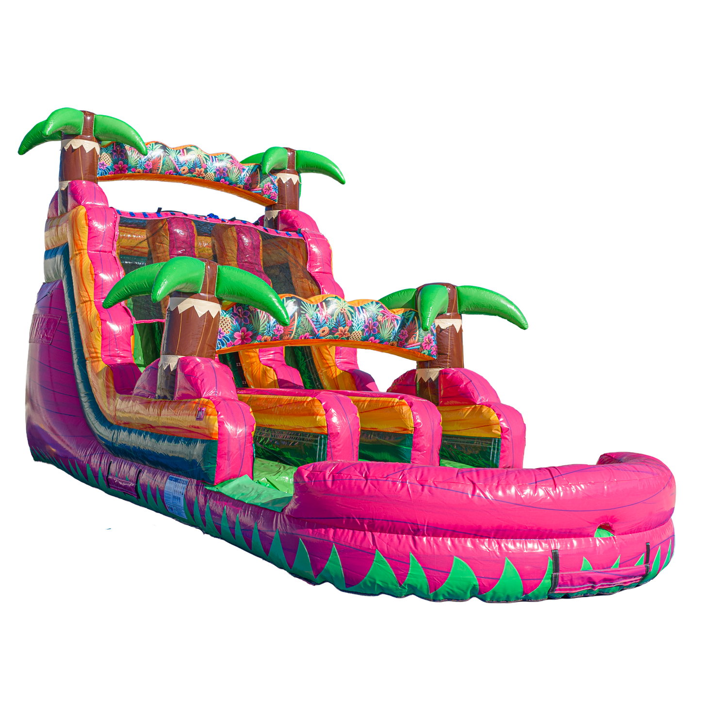 16FT Magenta Dual Lane Slide