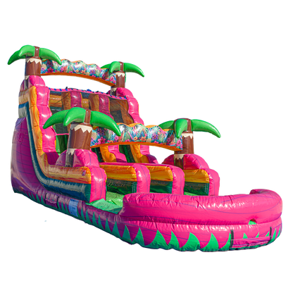 16FT Magenta Dual Lane Slide