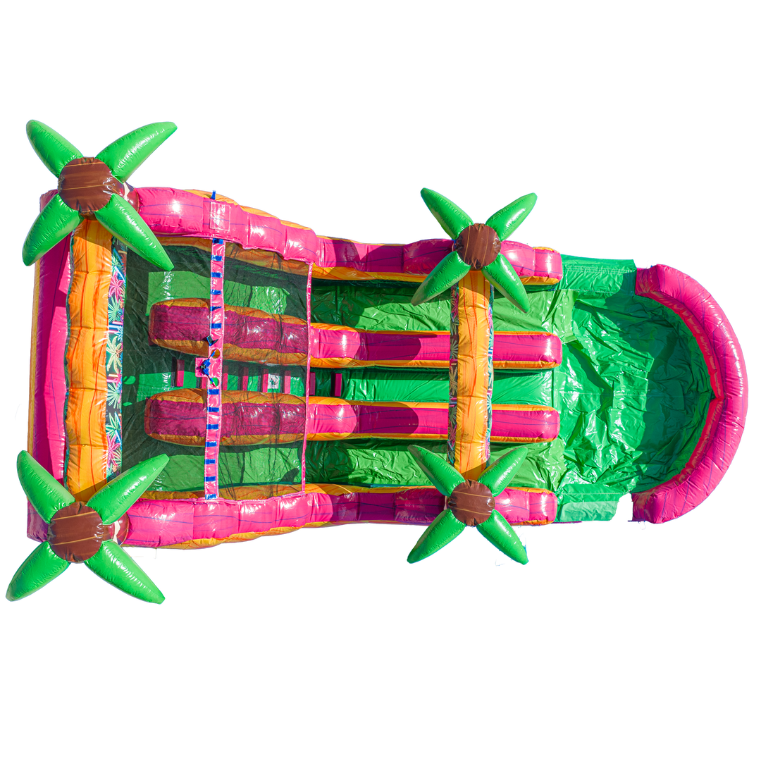 16FT Magenta Dual Lane Slide