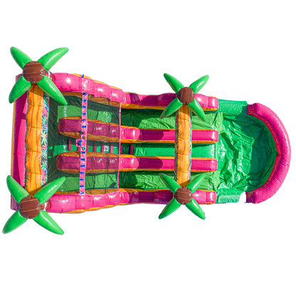 16FT Magenta Dual Lane Slide