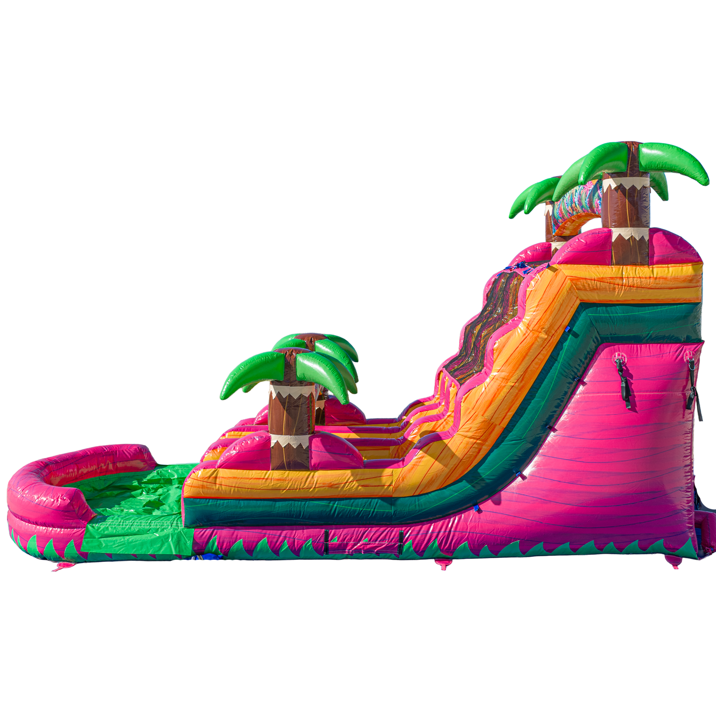 16FT Magenta Dual Lane Slide