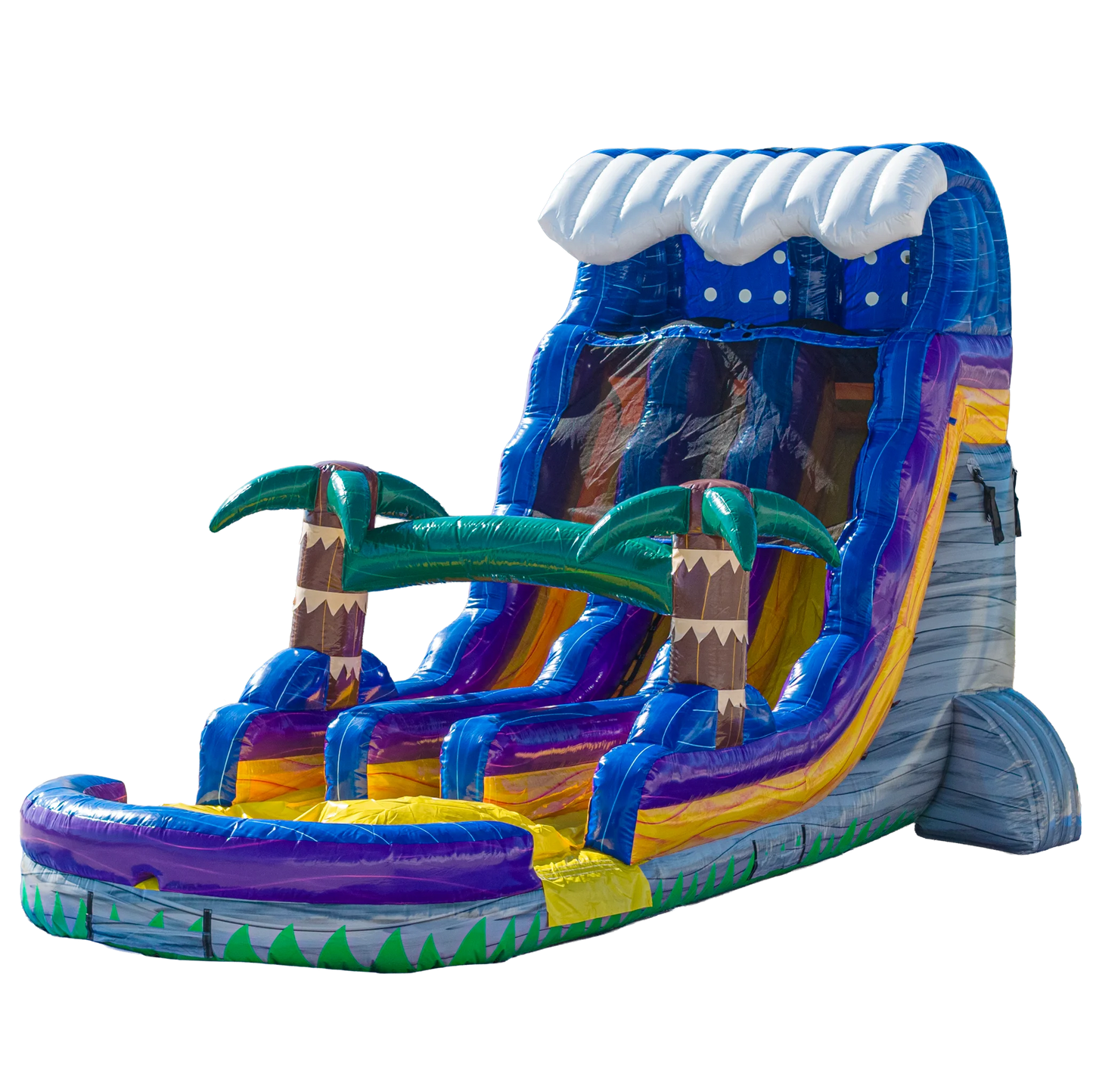 18ft Grey Surge Dual Lane Slide