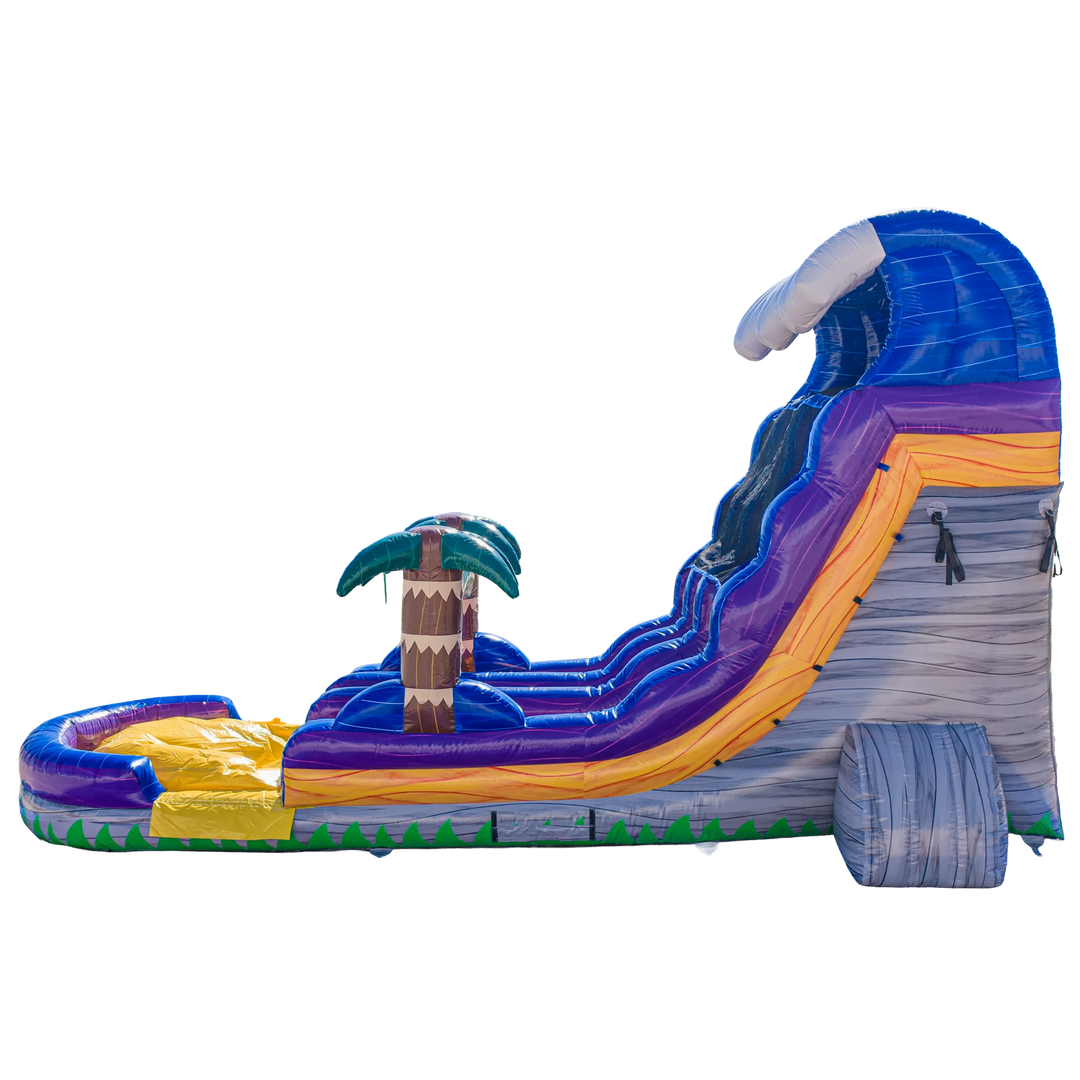 18ft Grey Surge Dual Lane Slide
