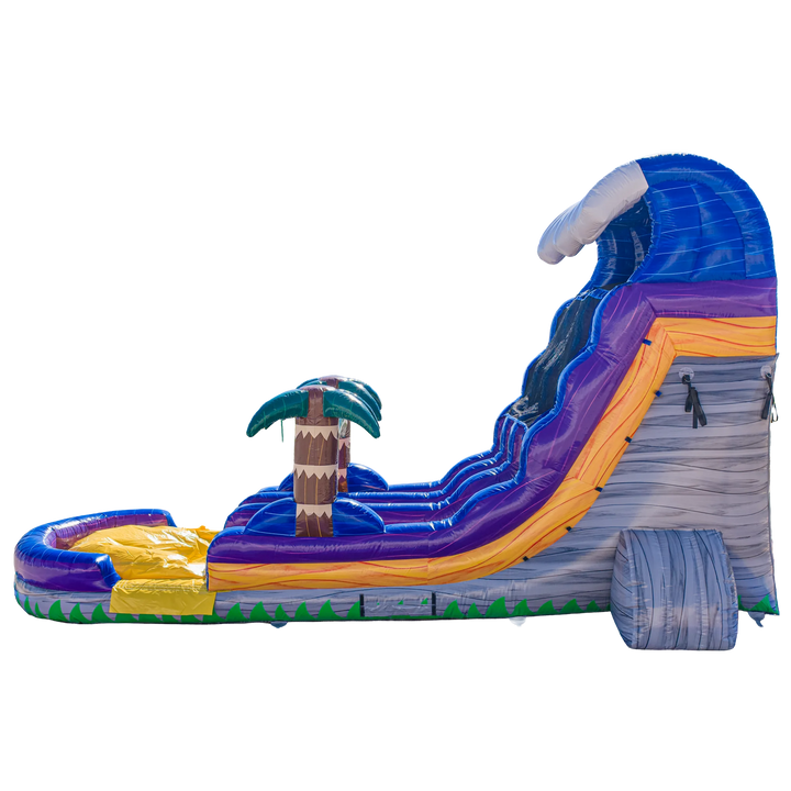 18ft Grey Surge Dual Lane Slide