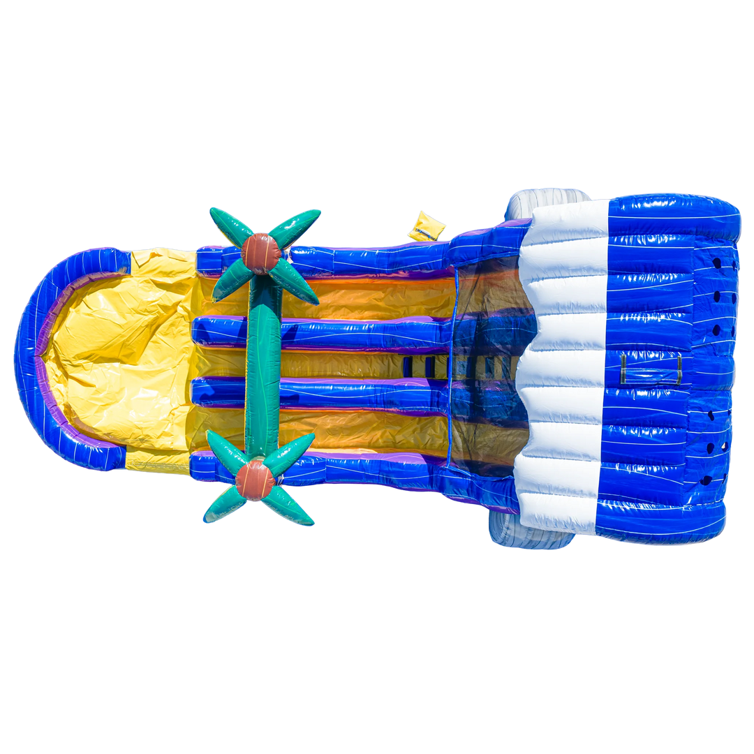 18ft Grey Surge Dual Lane Slide