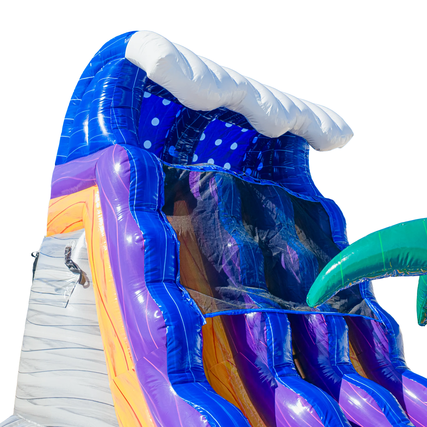 18ft Grey Surge Dual Lane Slide