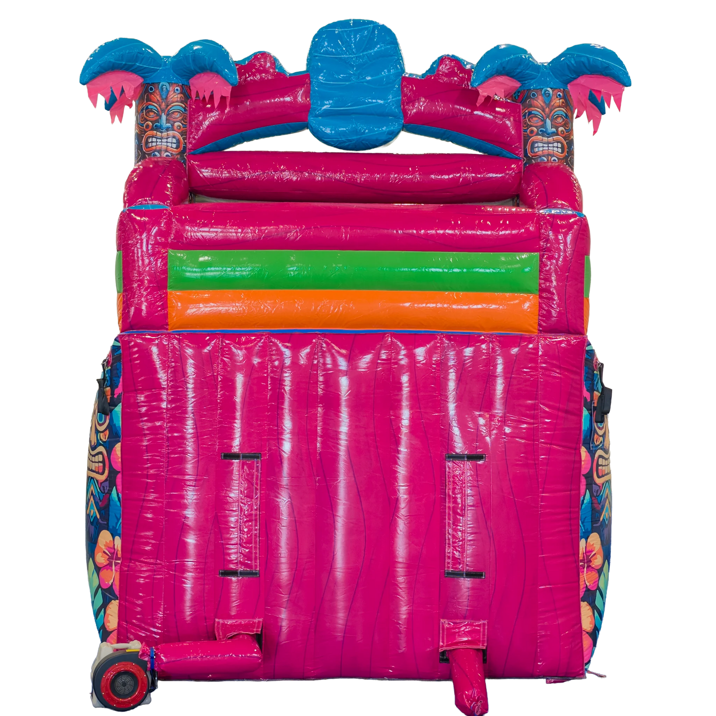 16FT Aloha Splash (Hawaiian Hibiscus) Dual Lane Slide