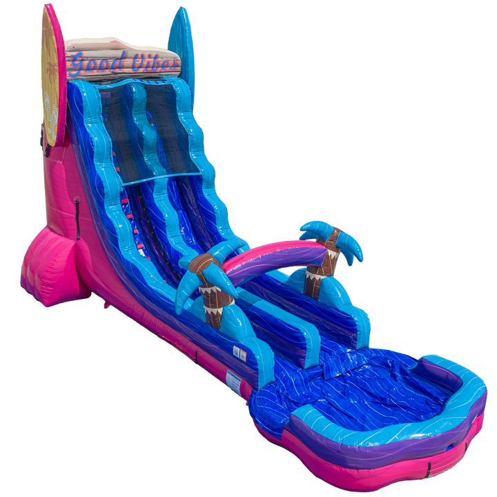 22FT Good Vibes Single Magenta Colorway Slide