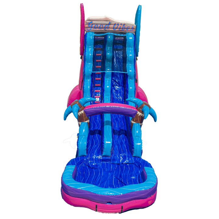 22FT Good Vibes Single Magenta Colorway Slide