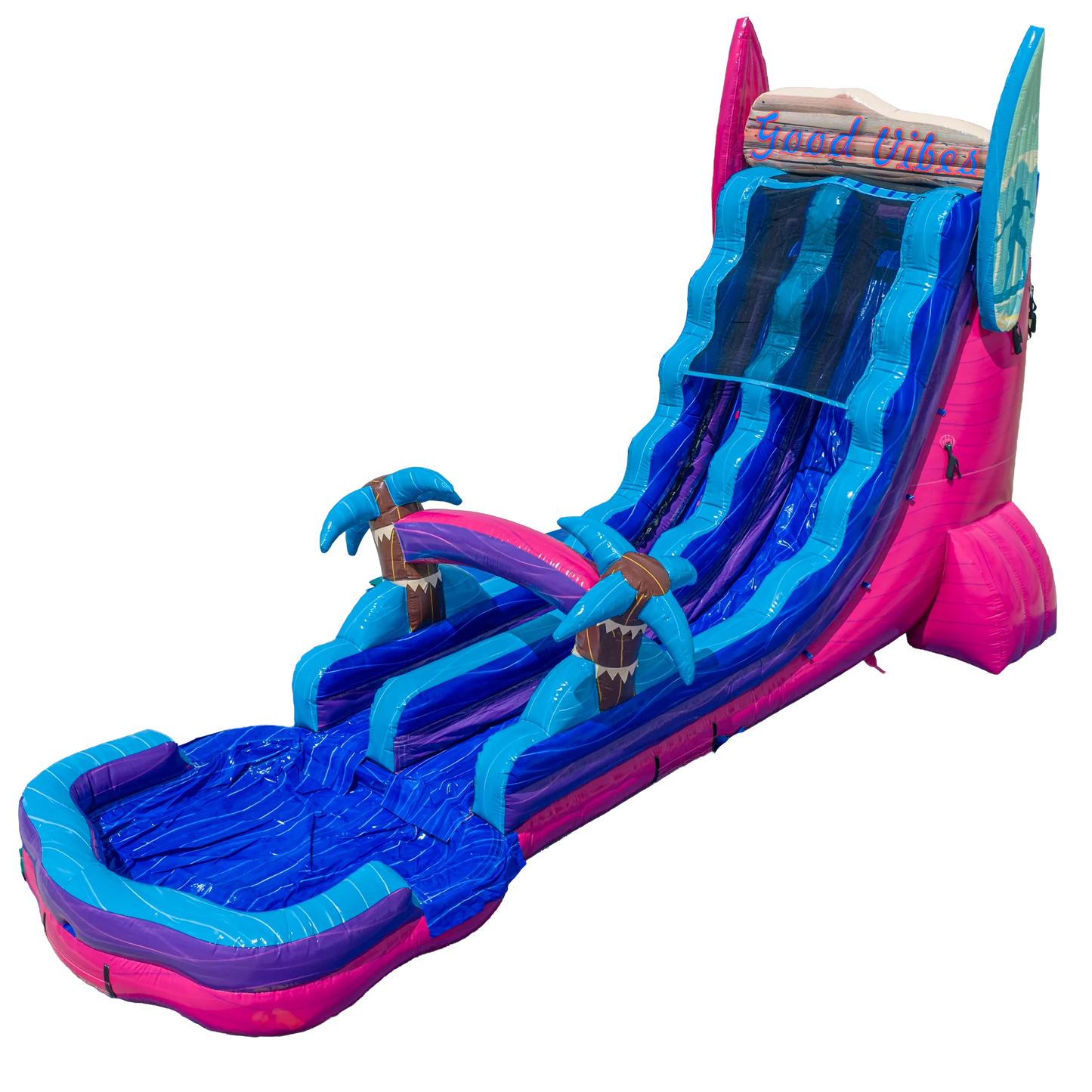 22FT Good Vibes Single Magenta Colorway Slide