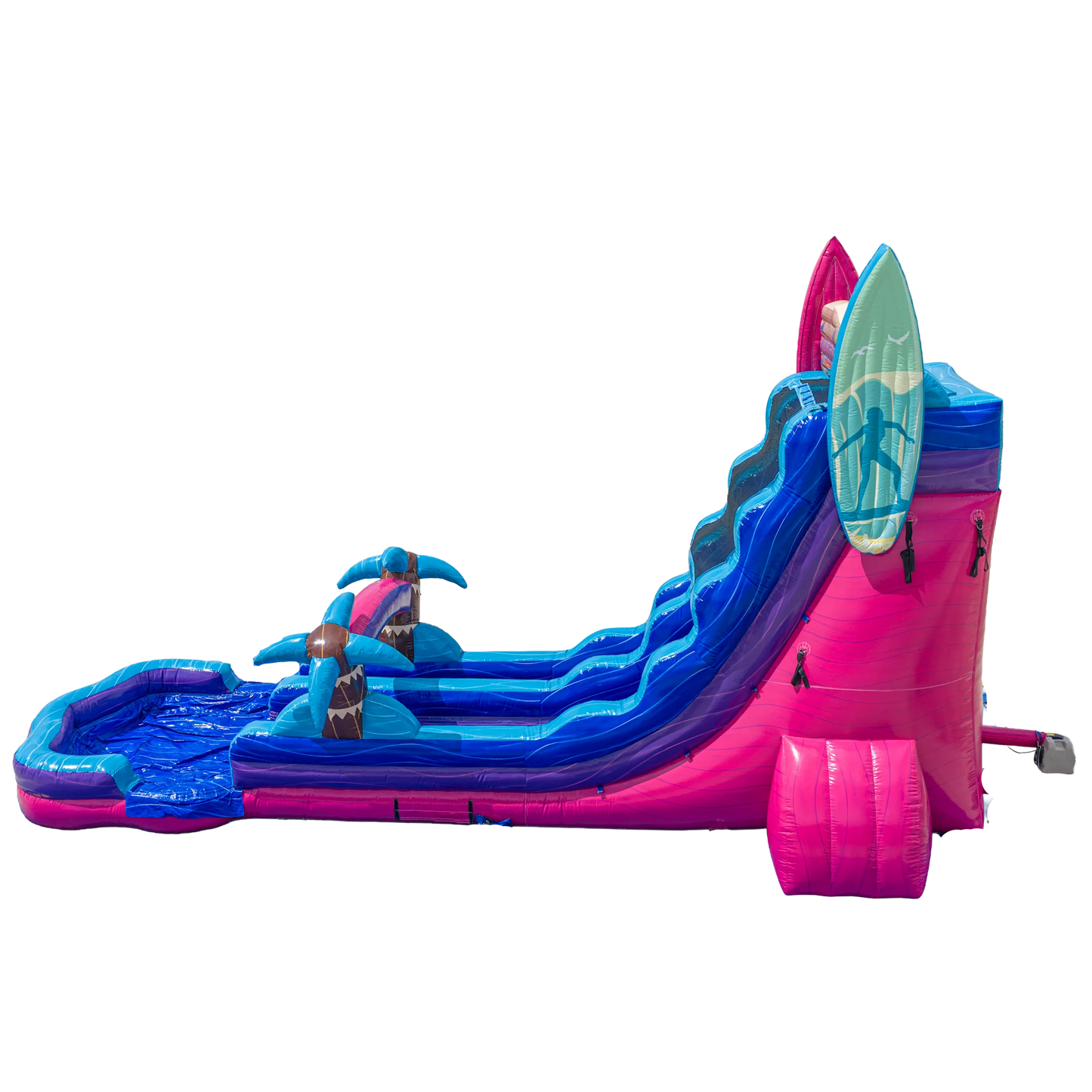 22FT Good Vibes Single Magenta Colorway Slide