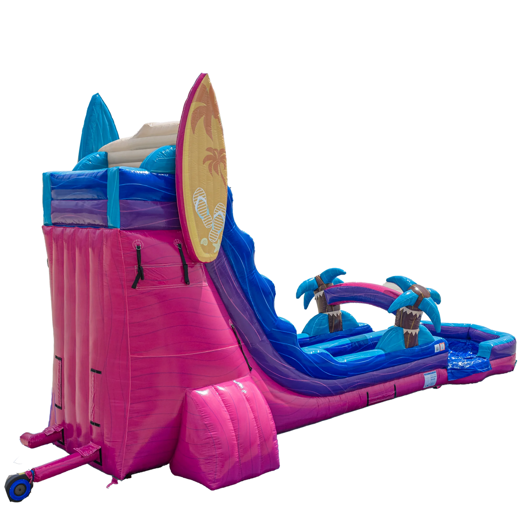 22FT Good Vibes Single Magenta Colorway Slide