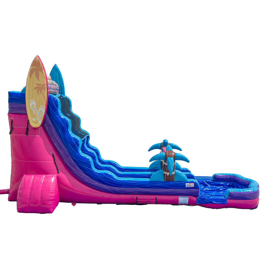 22FT Good Vibes Single Magenta Colorway Slide