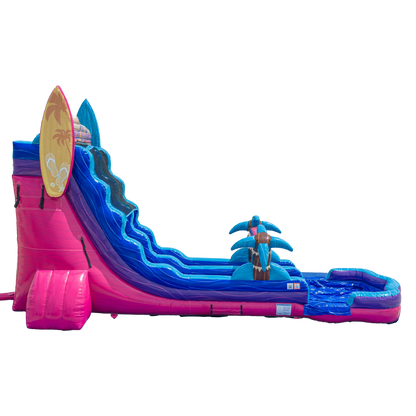 22FT Good Vibes Single Magenta Colorway Slide