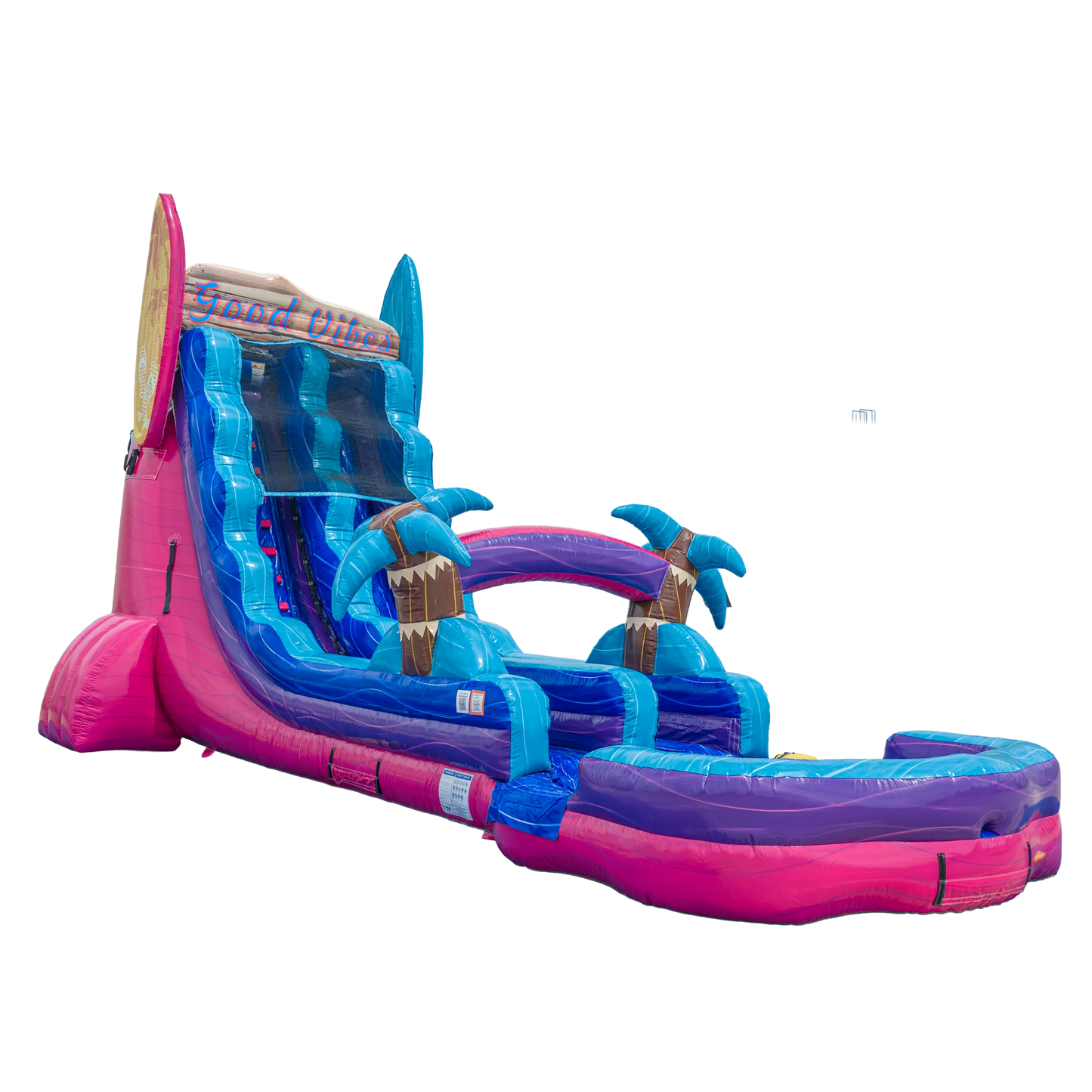 22FT Good Vibes Single Magenta Colorway Slide