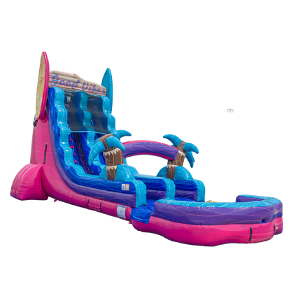 22FT Good Vibes Single Magenta Colorway Slide