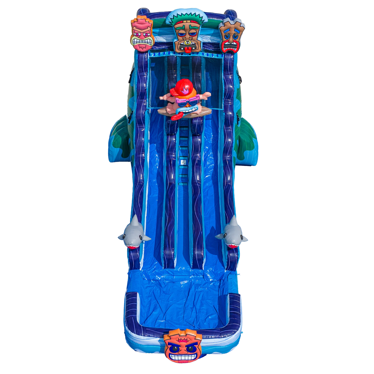 22FT Tiki Tovi Dual Lane Slide