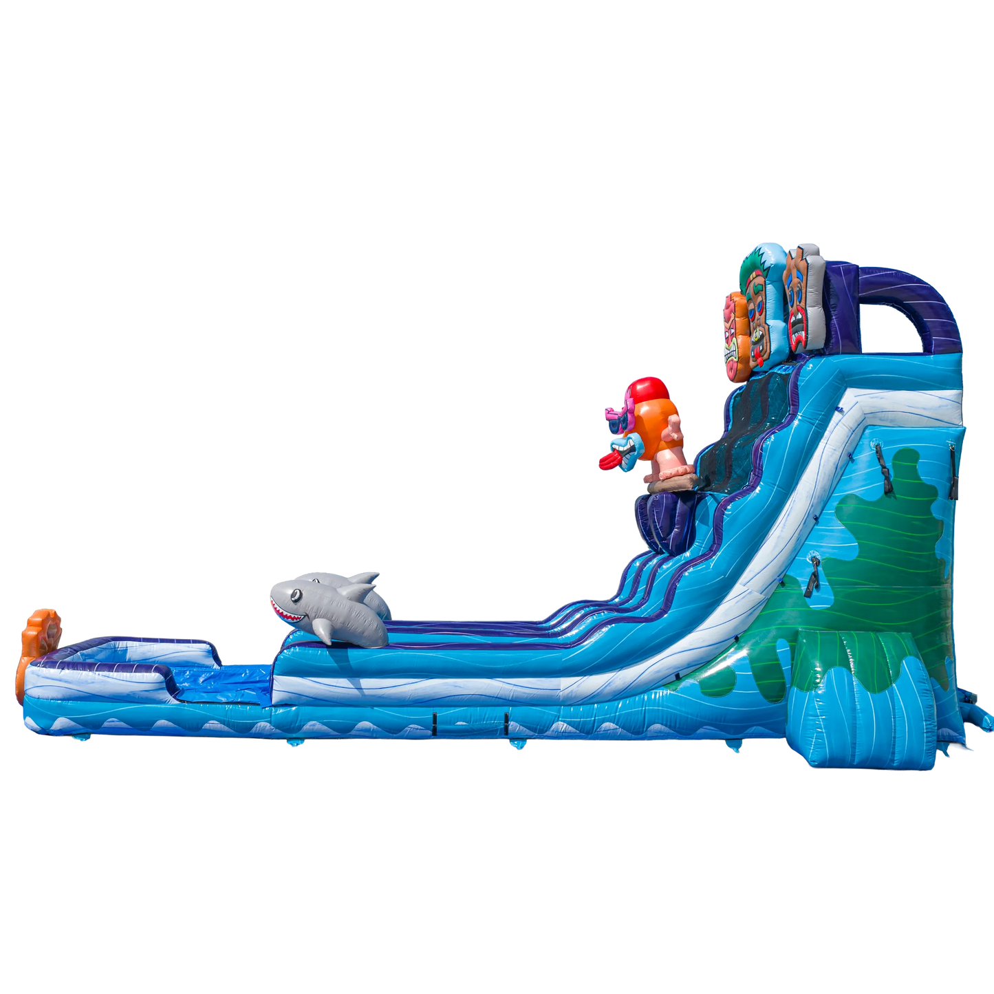 22FT Tiki Tovi Dual Lane Slide