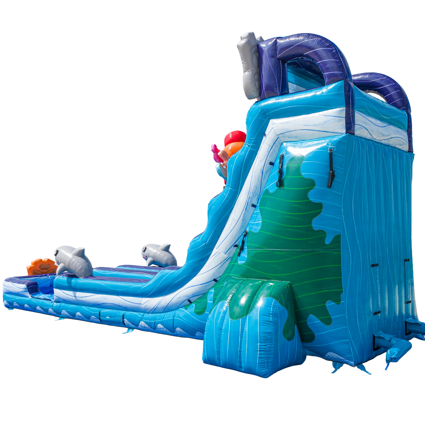 22FT Tiki Tovi Dual Lane Slide
