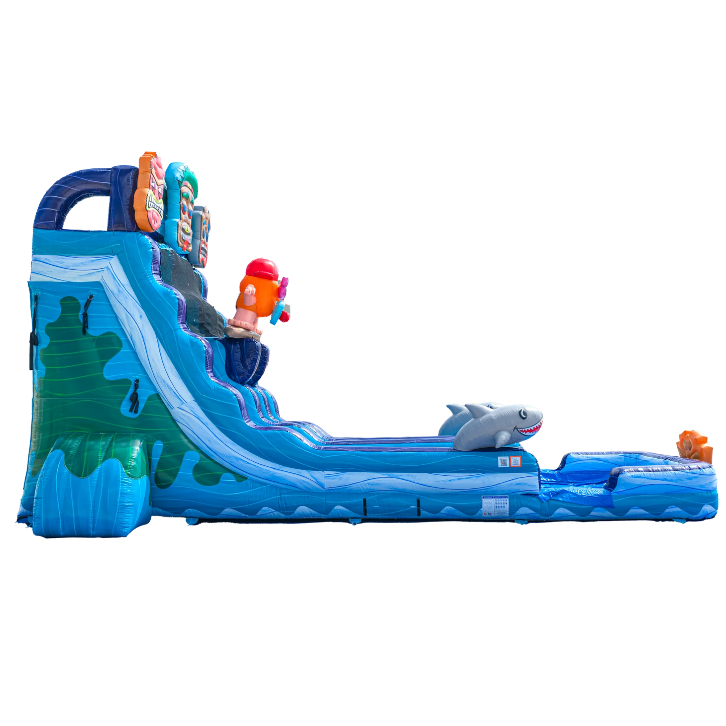 22FT Tiki Tovi Dual Lane Slide