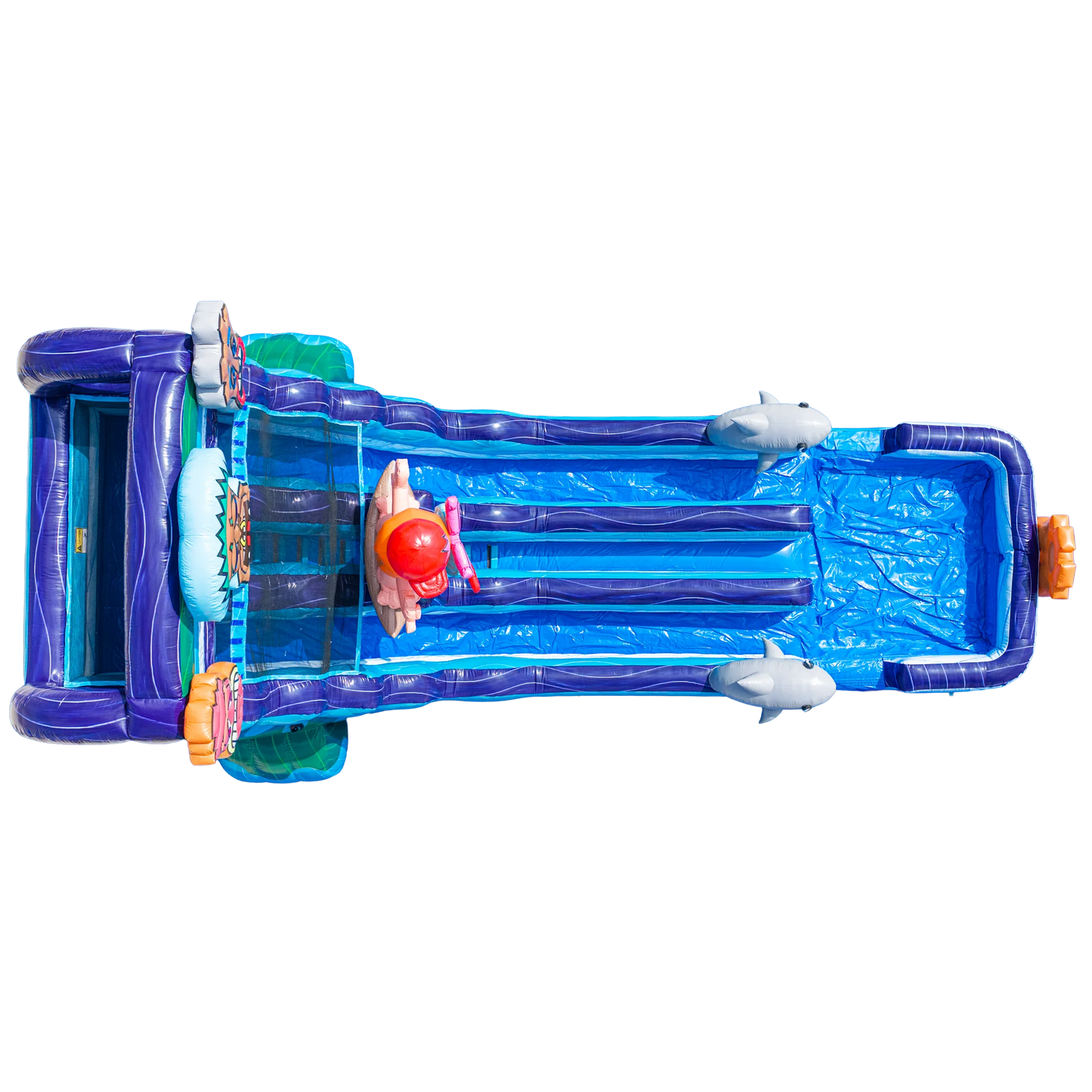 22FT Tiki Tovi Dual Lane Slide