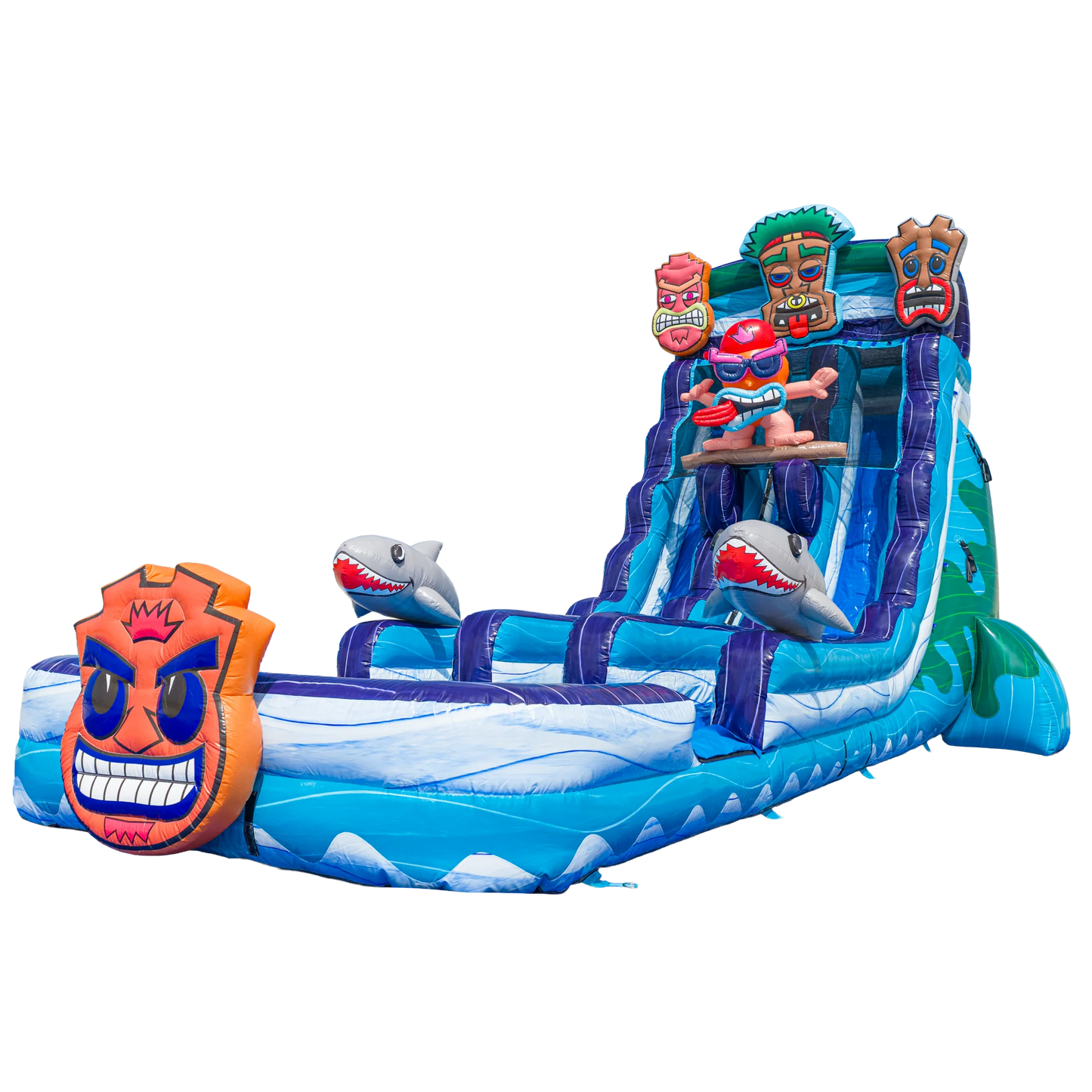 22FT Tiki Tovi Dual Lane Slide