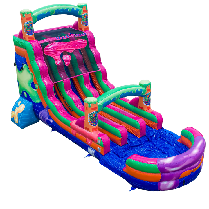 18FT Big Slime Dual Lane Slide
