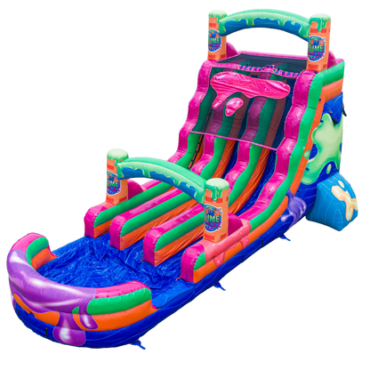 18FT Big Slime Dual Lane Slide