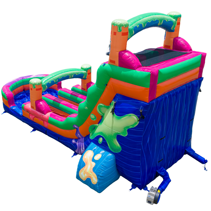 18FT Big Slime Dual Lane Slide