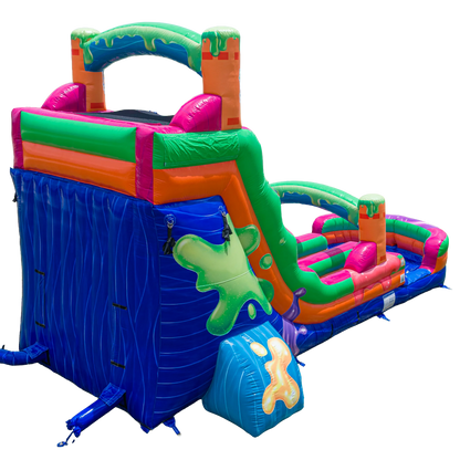 18FT Big Slime Dual Lane Slide