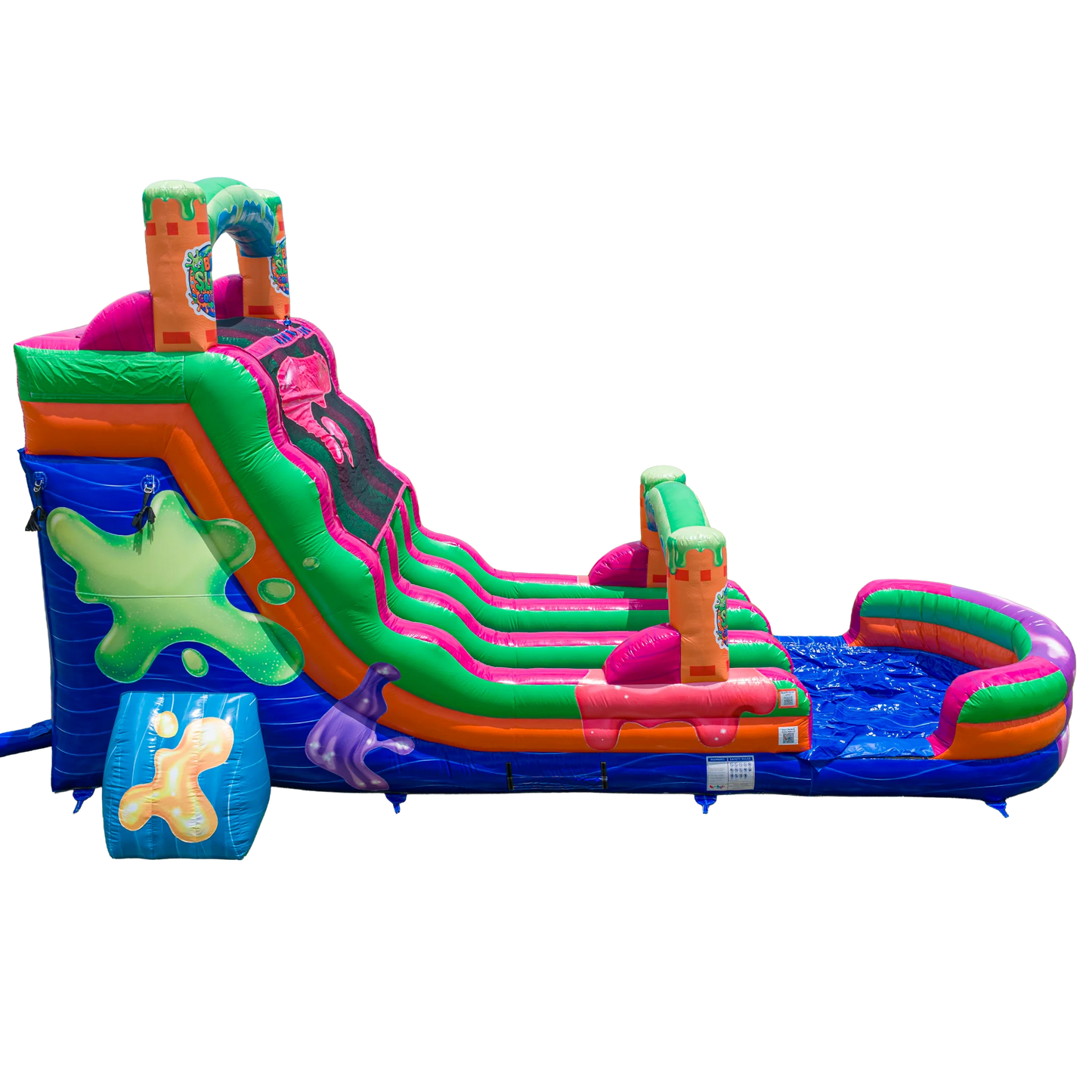 18FT Big Slime Dual Lane Slide